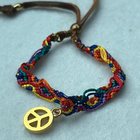 Ettika colorful friendship peace bracelet adjustable new - Picture 2 of 4
